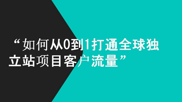 2024外貿(mào)獨立站沒有流量？3天幫你流量破萬